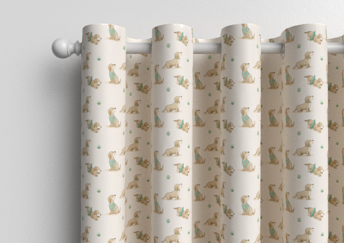 Dasching About, Fetch Biscuit - Made to Measure Curtains - Image 12